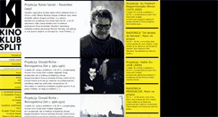 Desktop Screenshot of kinoklubsplit.hr